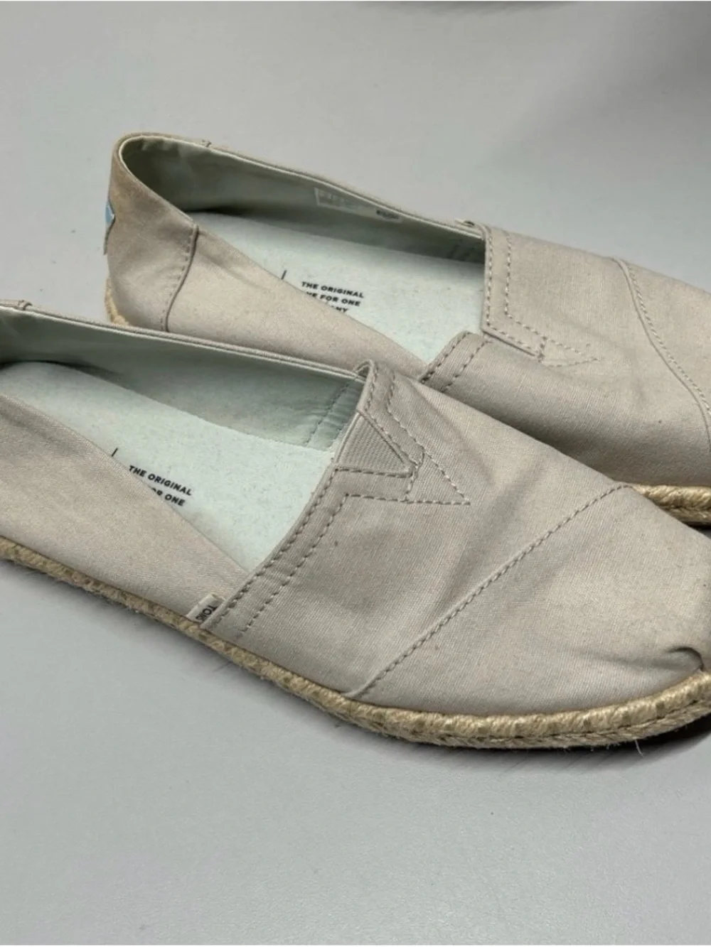 Toms Beige Espadrilles Slip-On Shoes